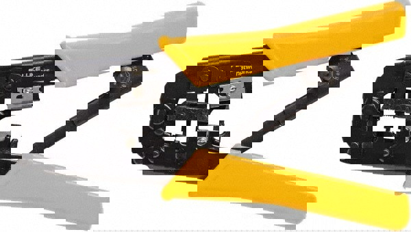 Terminal Crimper & Wire Cutter Tool: 1 Pc, Clamshell